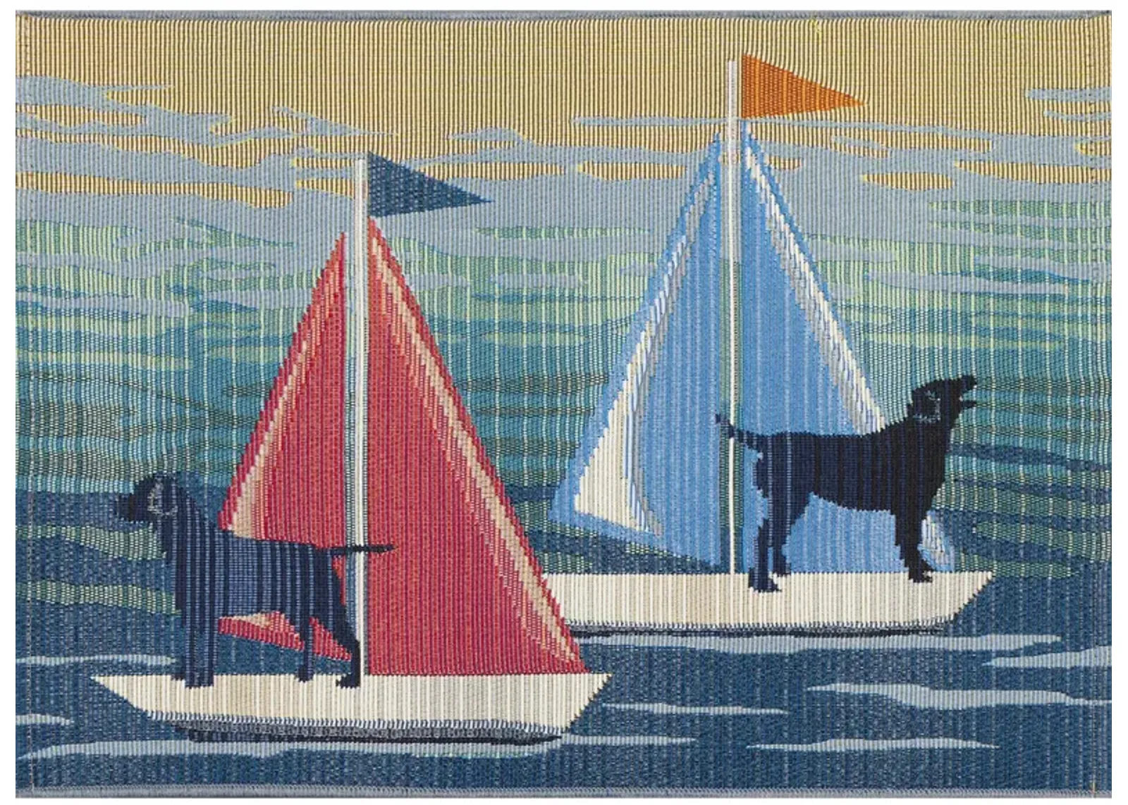 Esencia See Spot Sail Mat in Blue by Trans-Ocean Import Co Inc