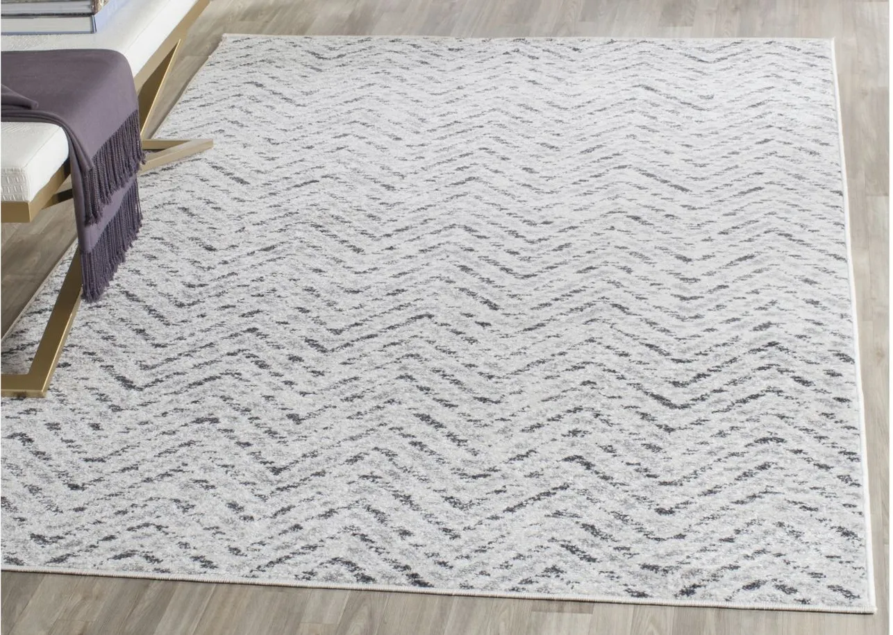 Adirondack Area Rug in Ivory/Charcoal by Safavieh