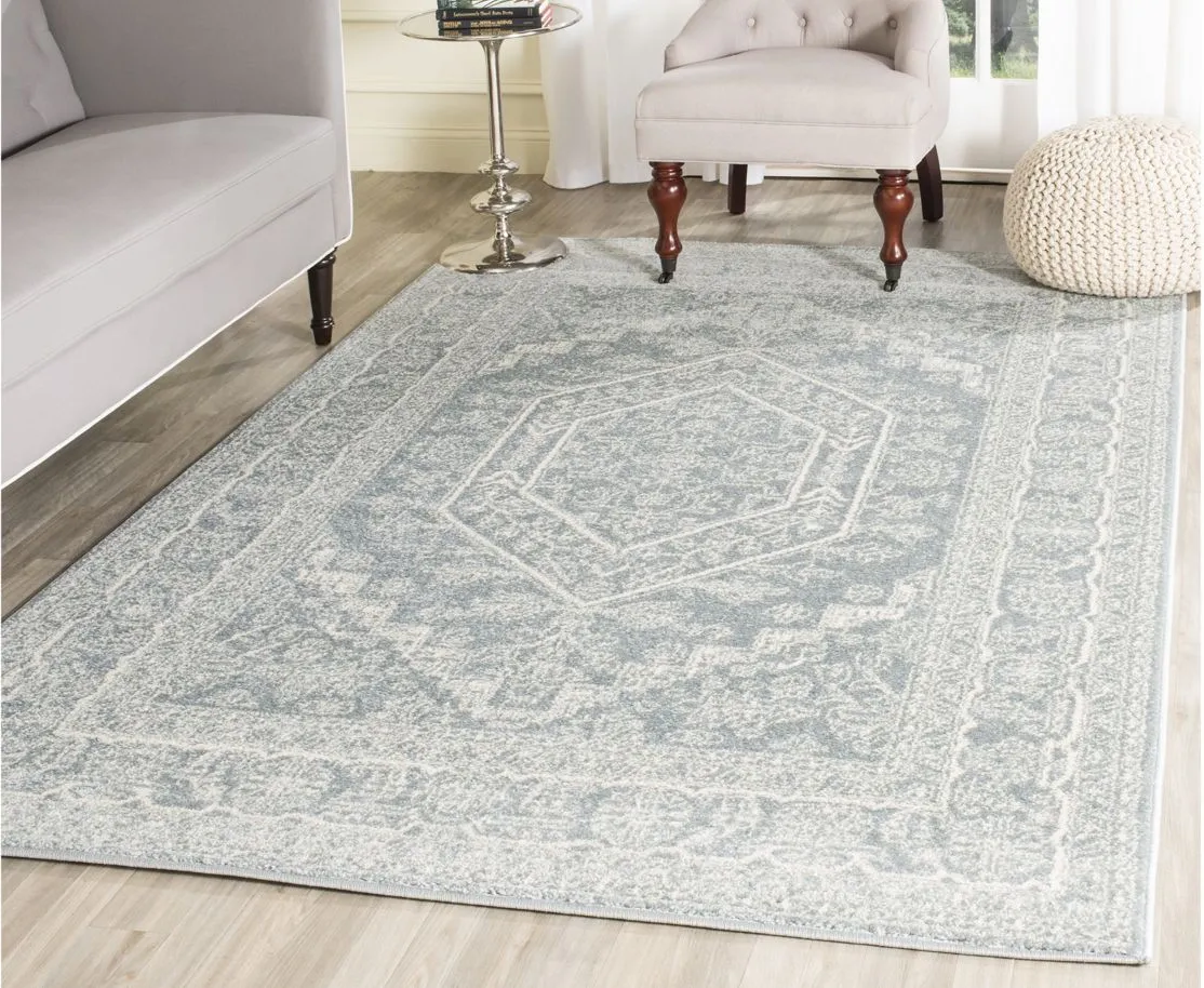 Adirondack Area Rug in Slate/Ivory by Safavieh