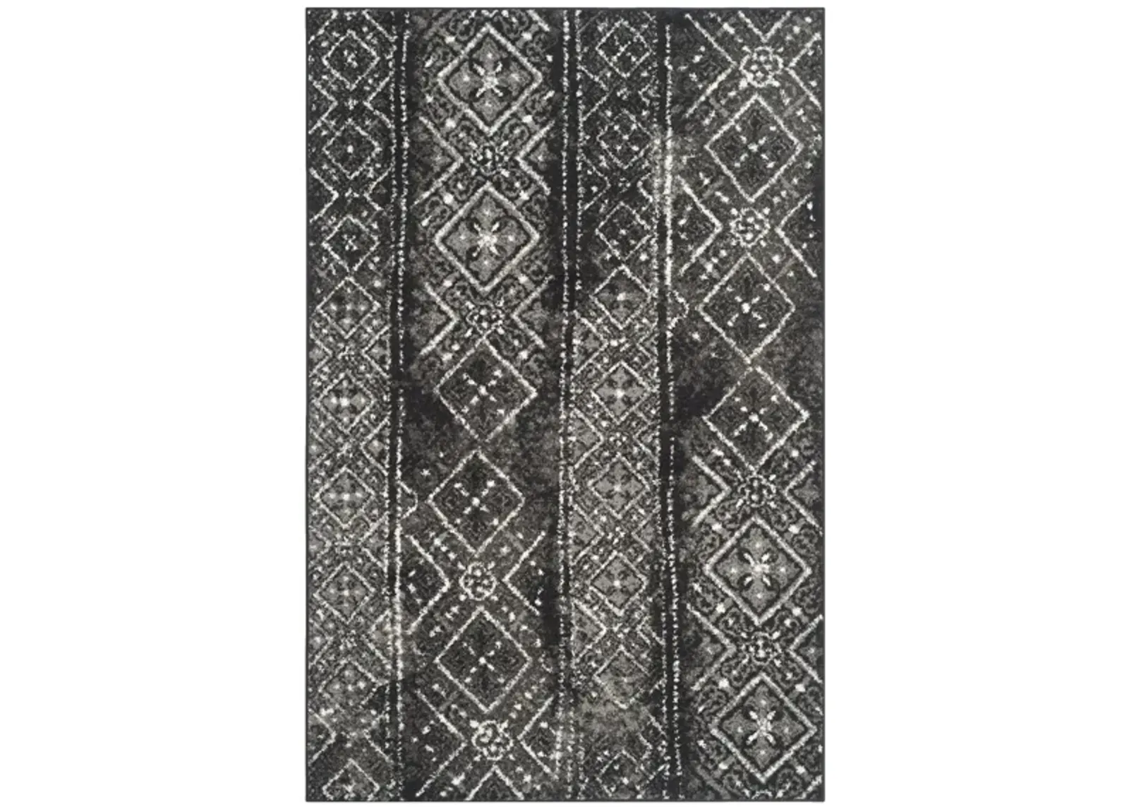 Adirondack Area Rug in Black/Silver by Safavieh