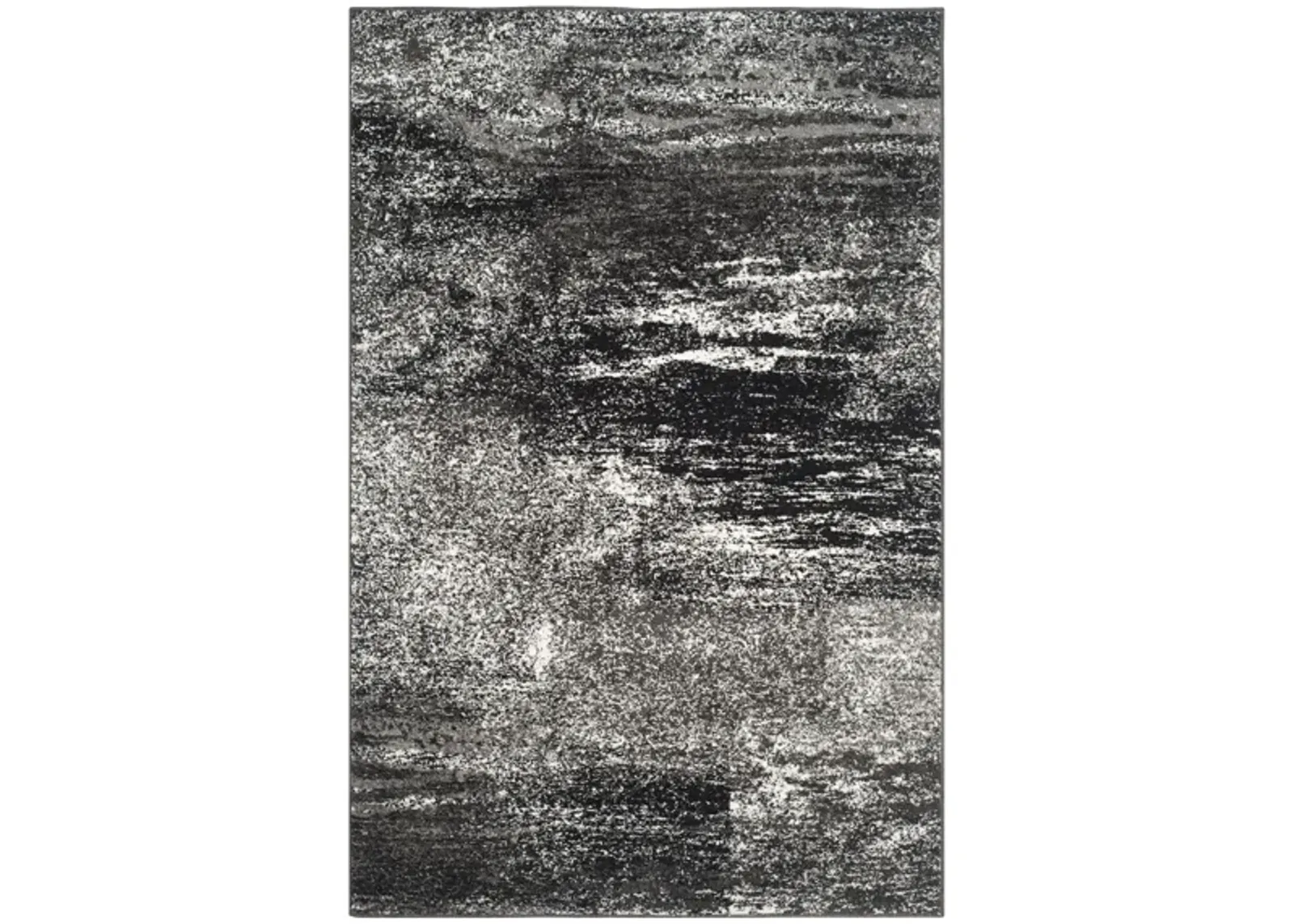 Adirondack Area Rug in Silver/Black by Safavieh