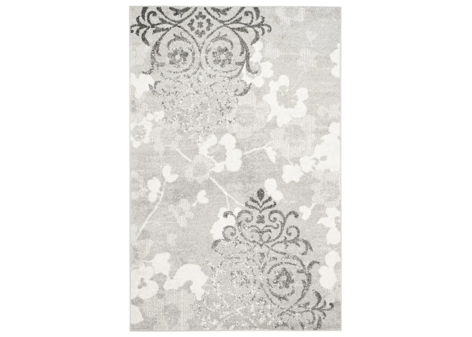 Adirondack Area Rug in Silver/Ivory by Safavieh