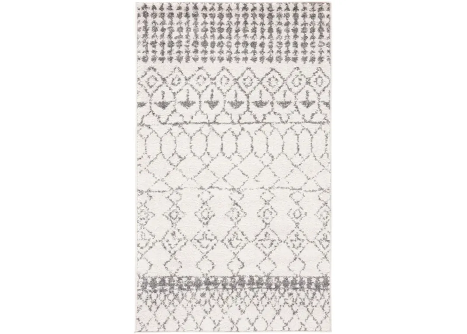 Tulum Area Rug in Ivory/Gray by Safavieh