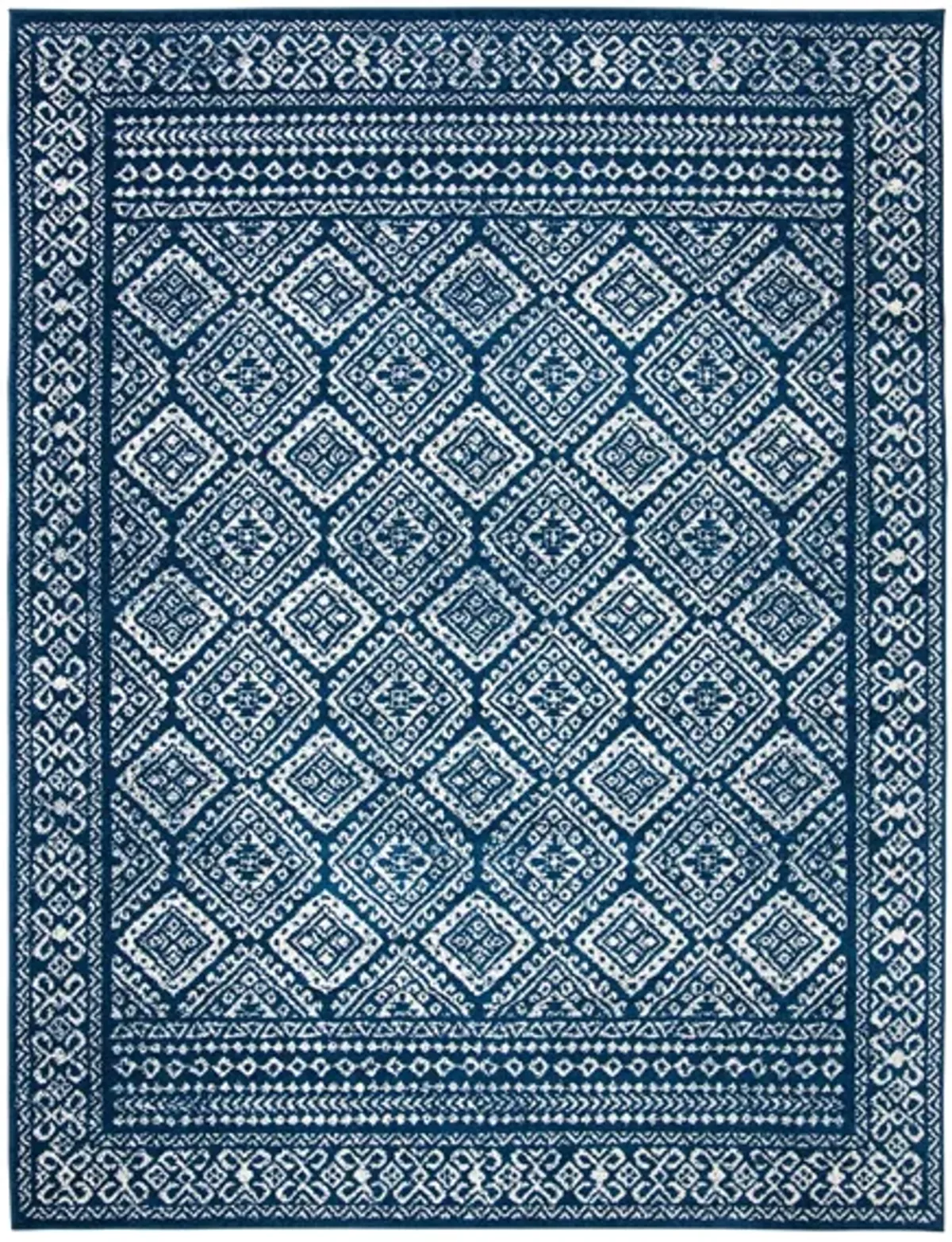 Tulum Area Rug in Navy/Ivory by Safavieh