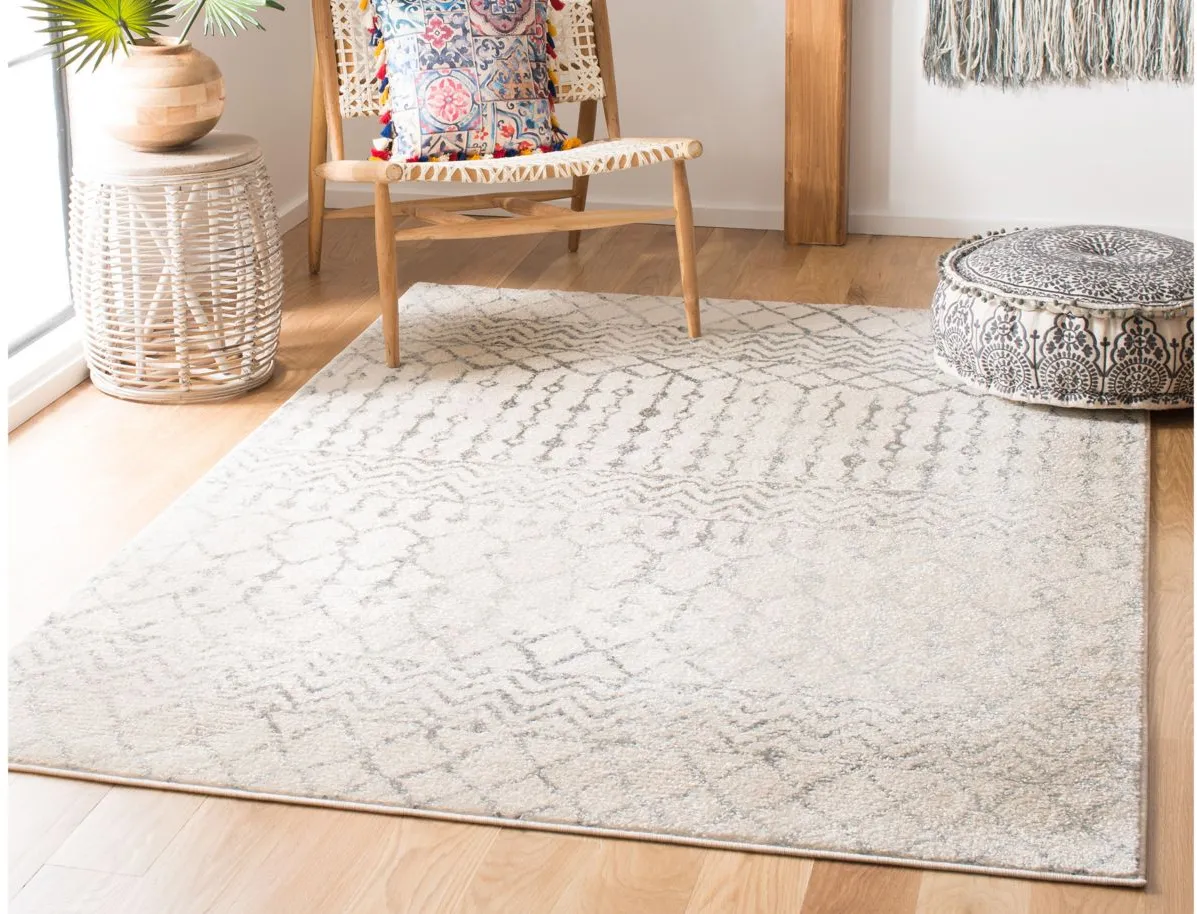 Tulum Area Rug in Ivory/Gray by Safavieh