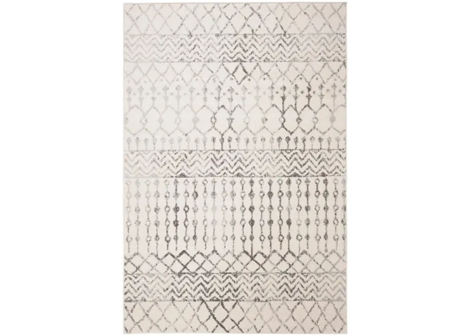 Tulum Area Rug in Ivory/Gray by Safavieh