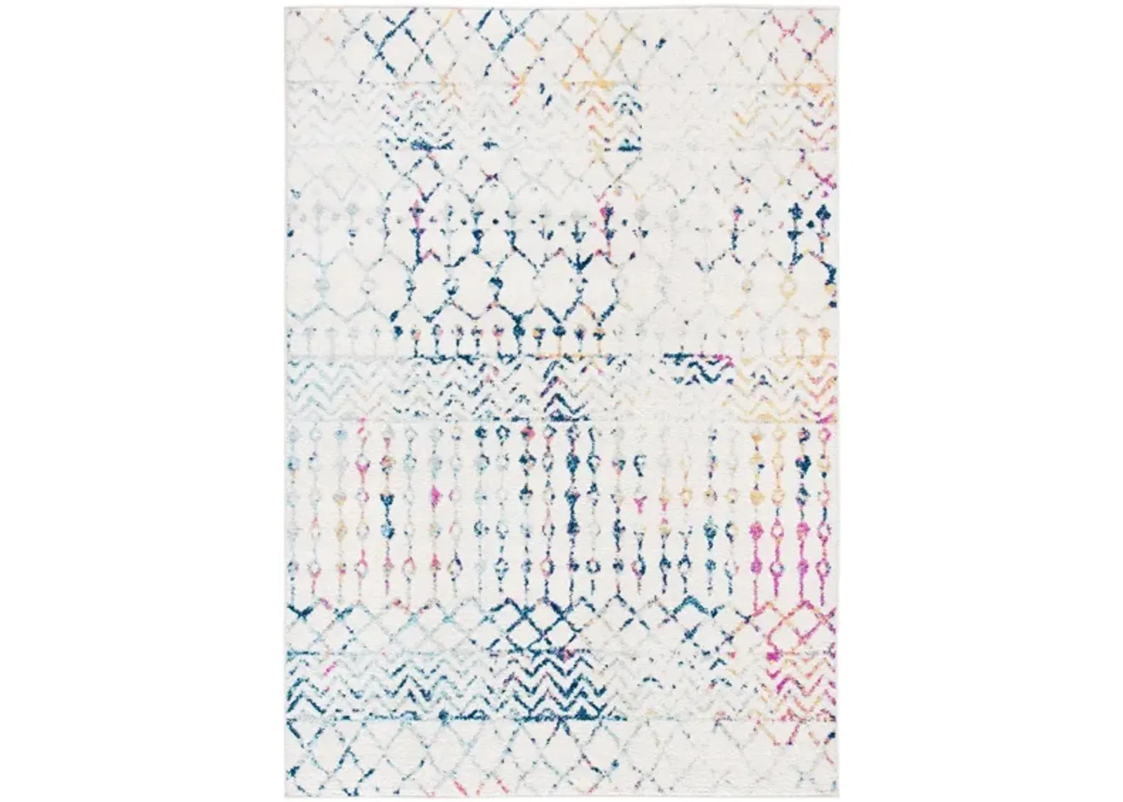 Tulum Area Rug in Ivory/Blue by Safavieh