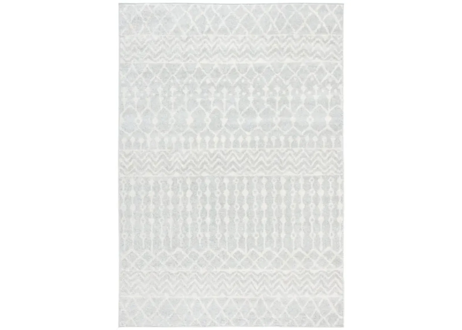 Tulum Area Rug in Light Gray/Ivory by Safavieh