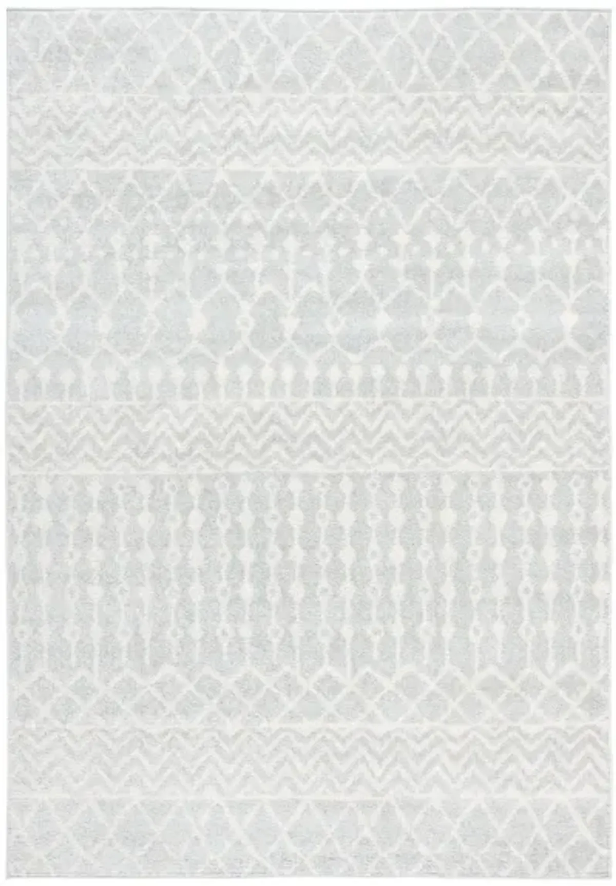 Tulum Area Rug in Light Gray/Ivory by Safavieh