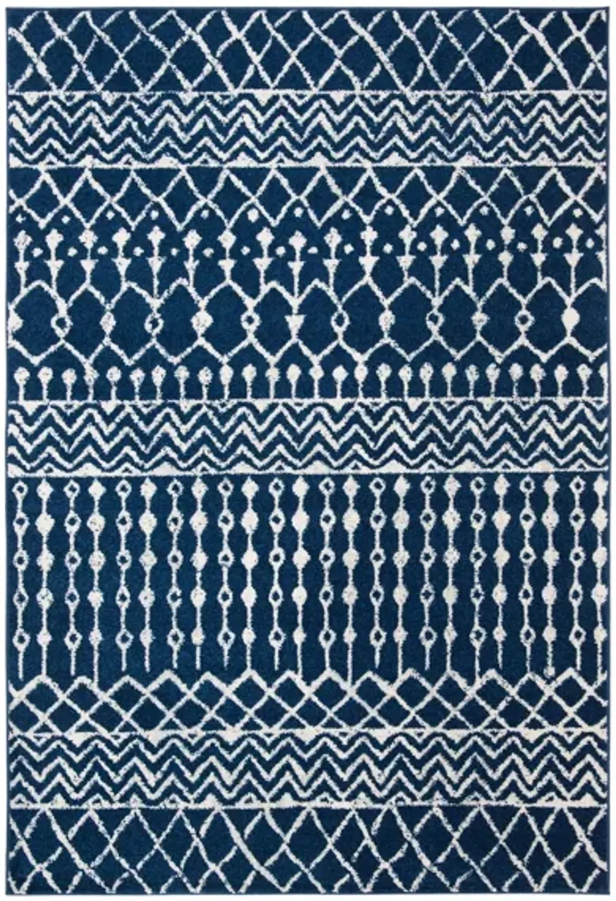 Tulum Area Rug in Navy/Ivory by Safavieh