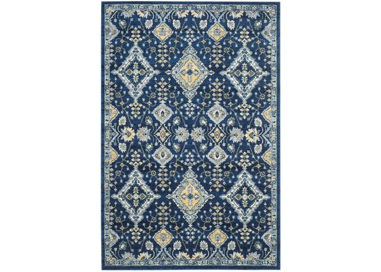 Evoke Area Rug in Royal/Ivory by Safavieh