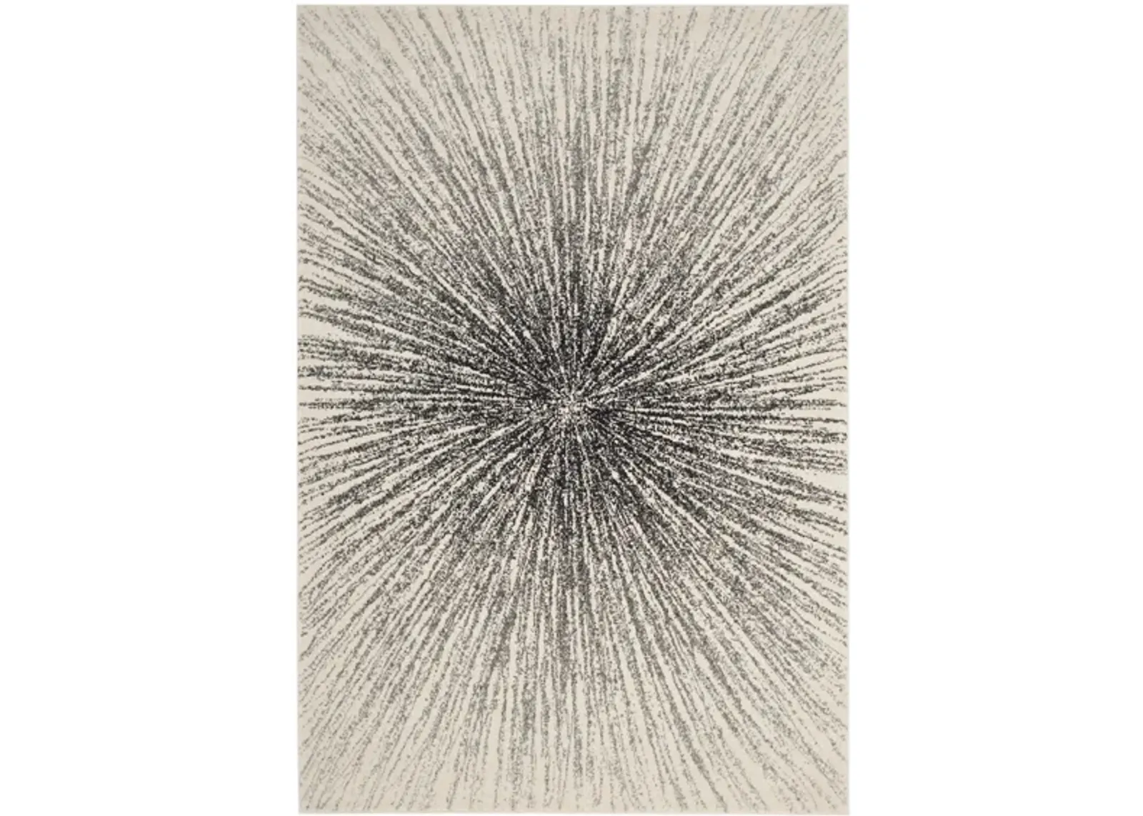 Evoke Area Rug in Black/Ivory by Safavieh