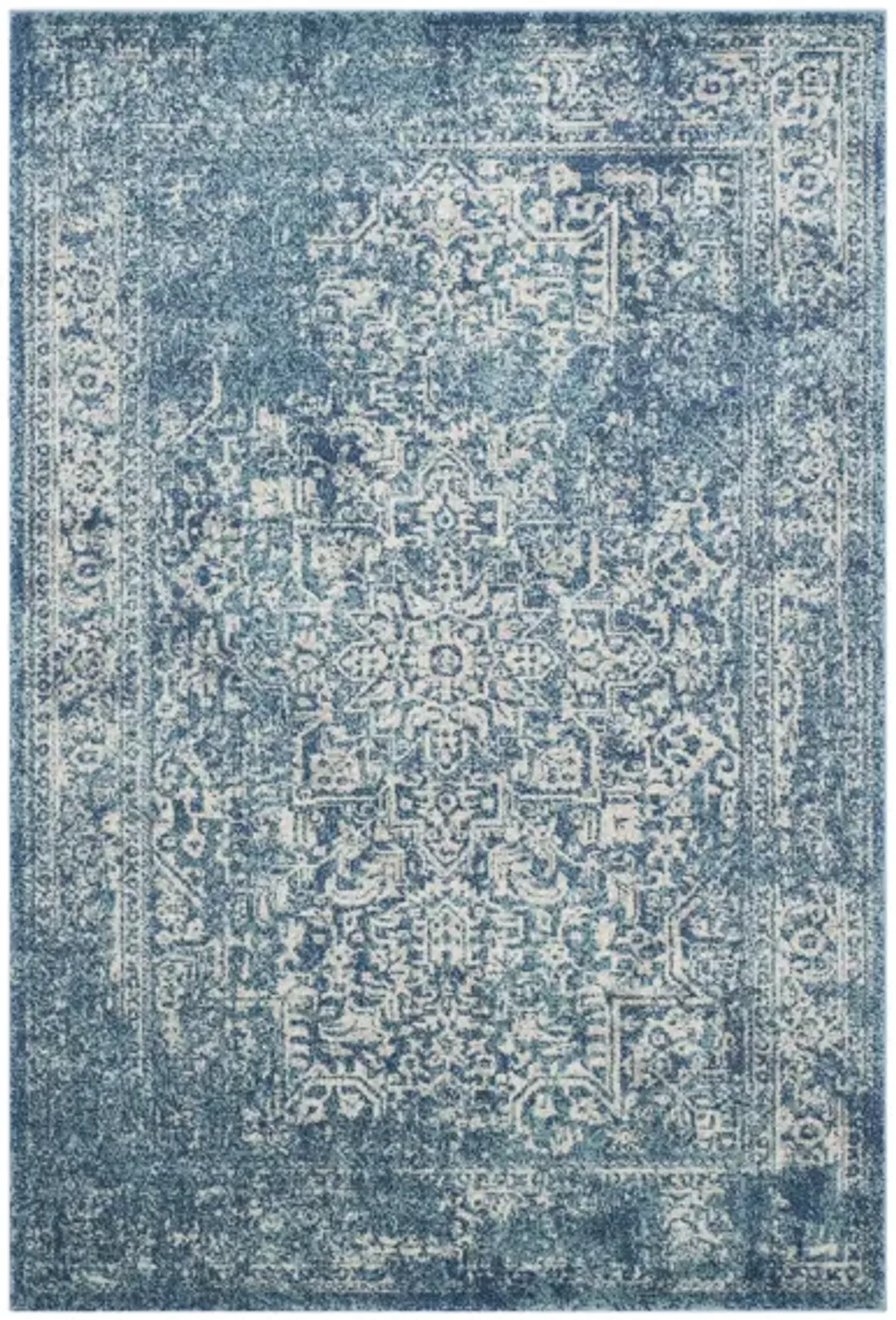 Evoke Area Rug in Blue/Ivory by Safavieh