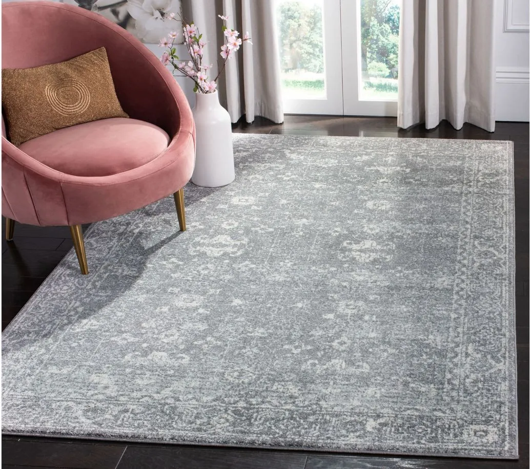 Evoke Area Rug in Gray/Ivory by Safavieh