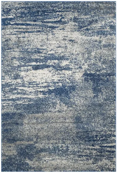 Evoke Area Rug in Navy/Ivory by Safavieh