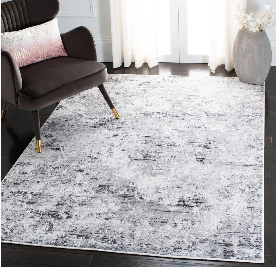 Amelia Area Rug in Gray / Ivory by Safavieh