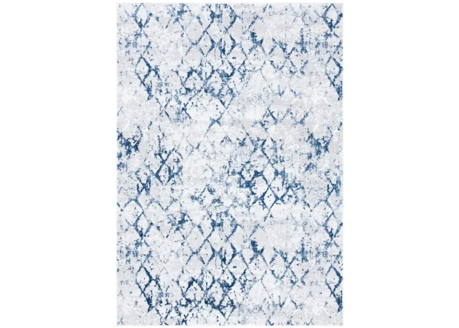 Amelia Area Rug in Gray / Navy by Safavieh