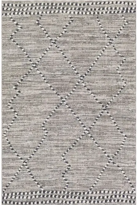 Arianna Area Rug in Charcoal, Medium Gray, Taupe, White by Surya