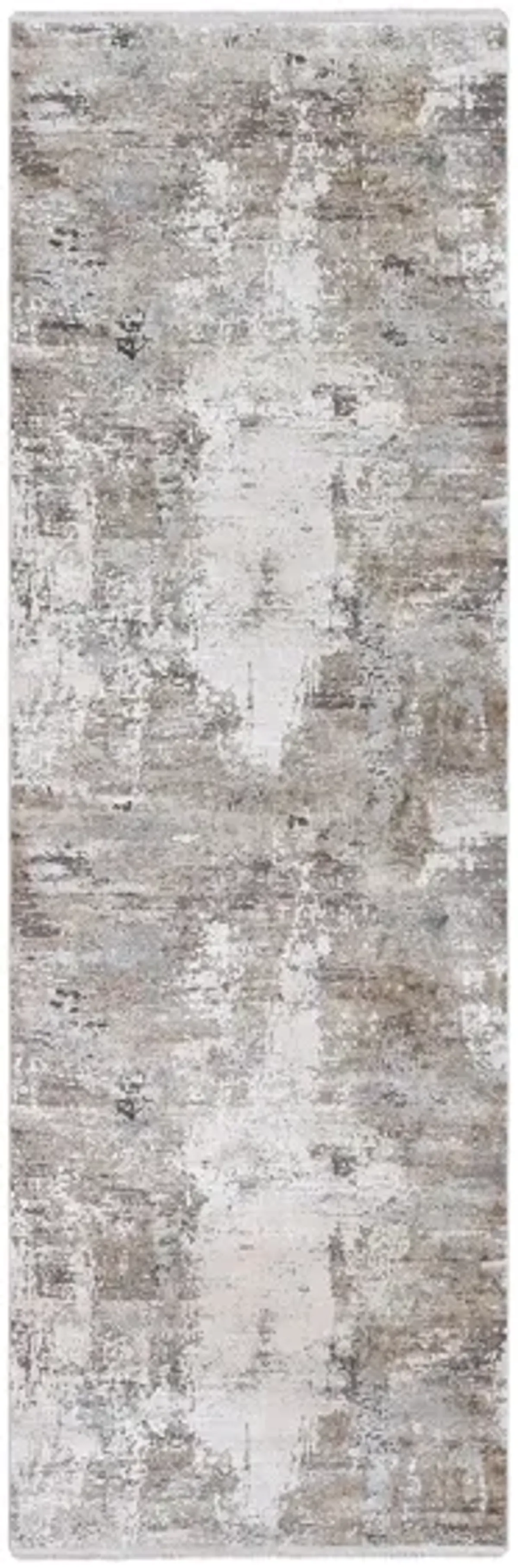 Solaris Sand Rug in Taupe, Medium Gray, White by Surya