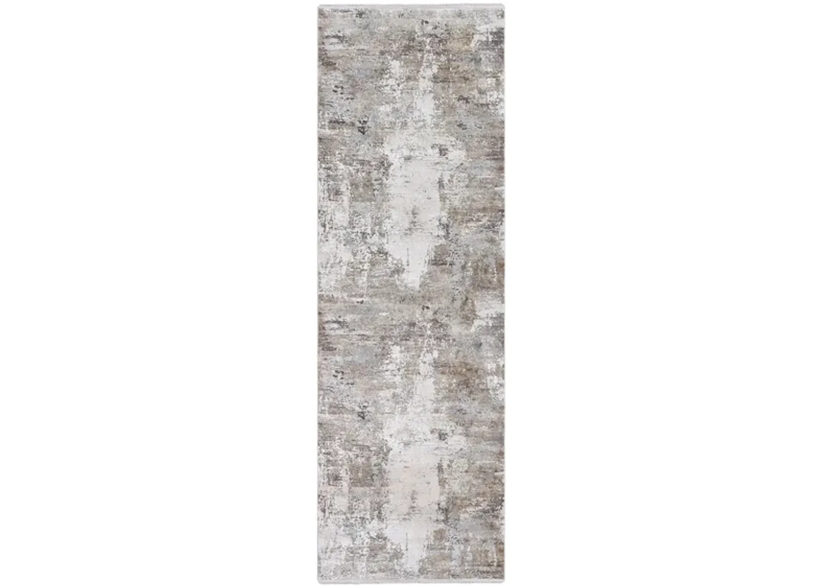 Solaris Sand Rug in Taupe, Medium Gray, White by Surya