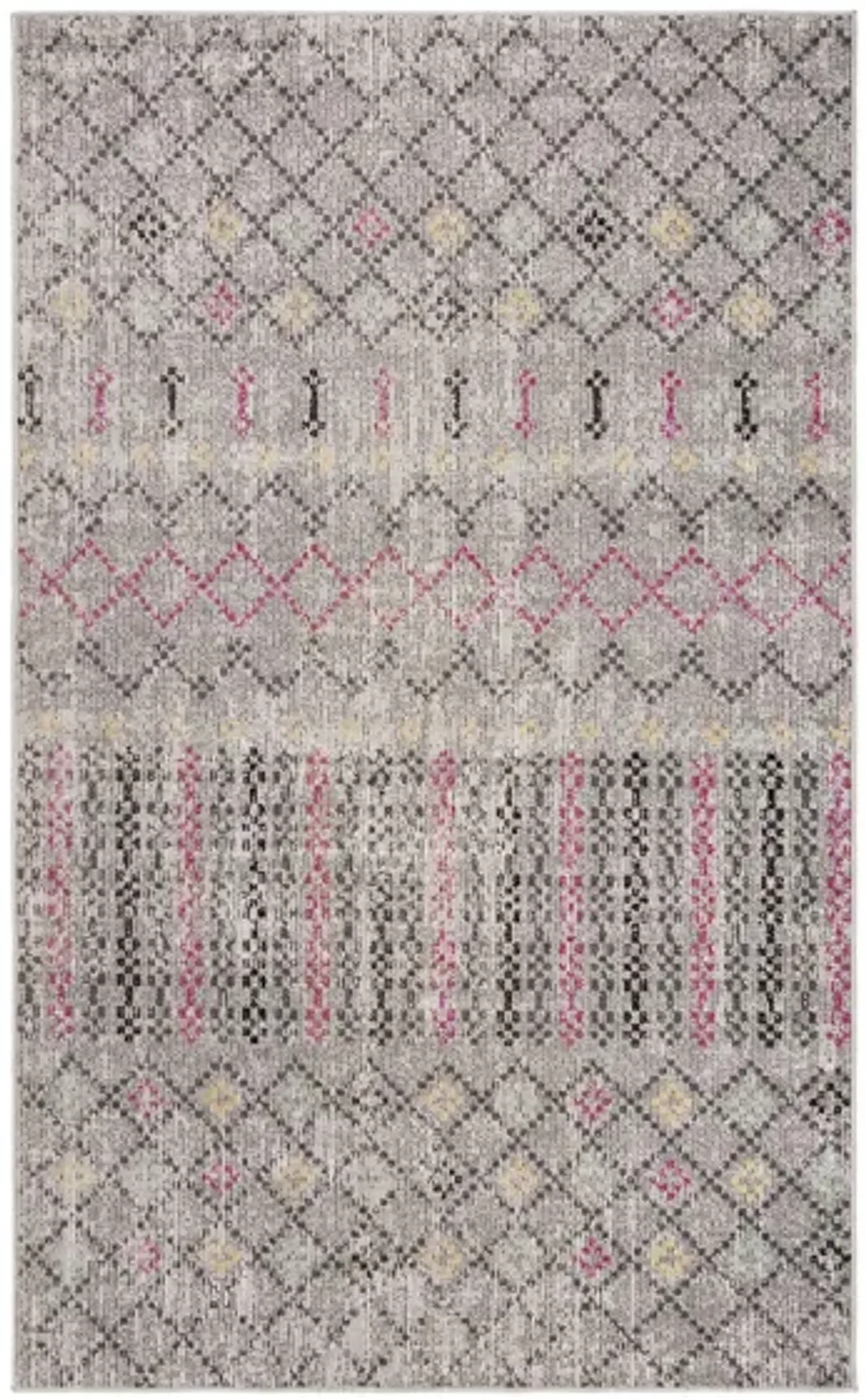 Montage I Area Rug in Gray & Multi by Safavieh