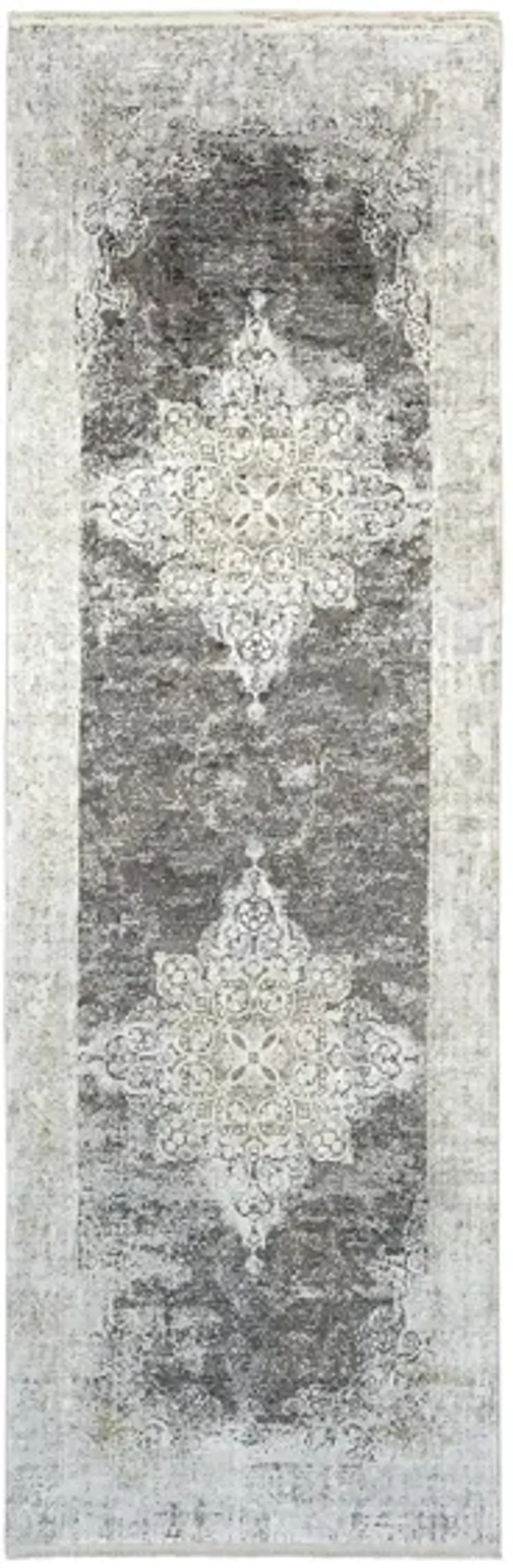 Solaris Opal Rug in Charcoal, Taupe, Medium Gray, Bright Yellow, White, Light Gray by Surya