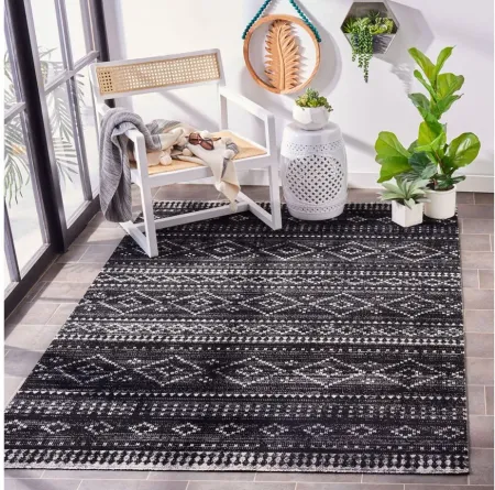 Montage III Area Rug in Gray & Black by Safavieh