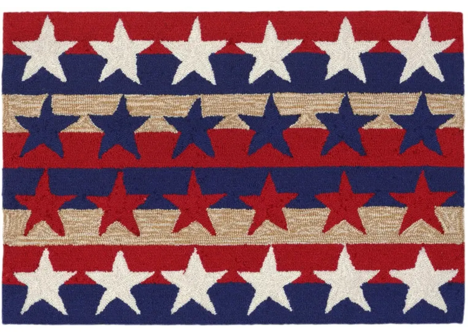 Frontporch Stars & Stripes Indoor/Outdoor Area Rug in Americana by Trans-Ocean Import Co Inc