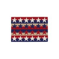 Frontporch Stars & Stripes Indoor/Outdoor Area Rug in Americana by Trans-Ocean Import Co Inc