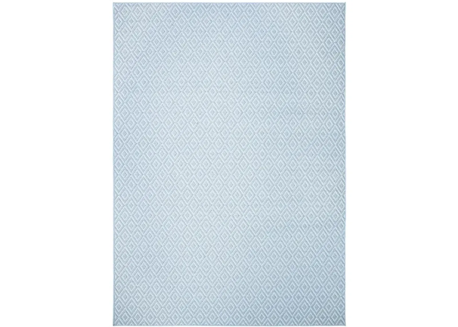 Bermuda Tight Diamond Indoor/Outdoor Area Rug in Light Blue & Cream by Safavieh