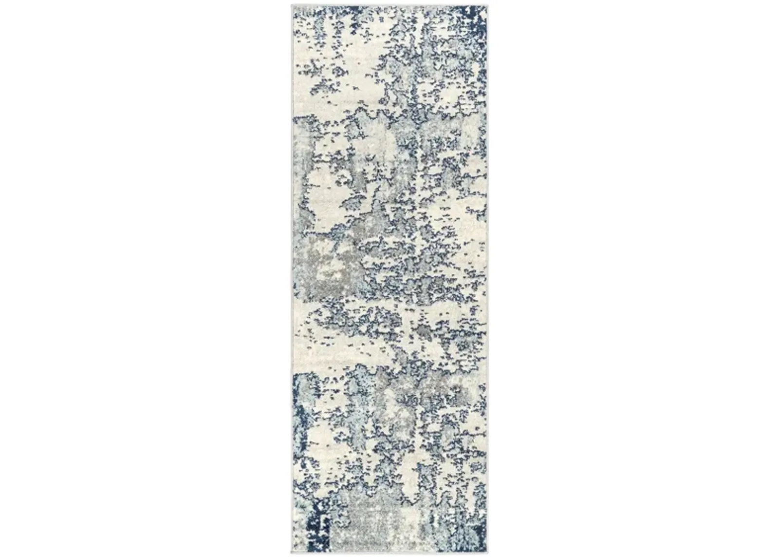 Sunderland Rug in Navy, Aqua, Light Gray, White, Medium Gray by Surya