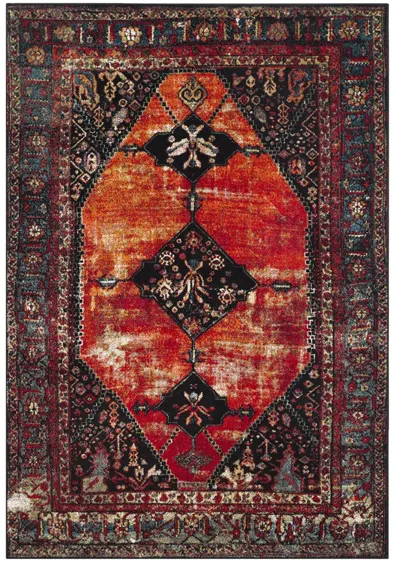 Vintage Hamadan I Area Rug in Orange & Red by Safavieh