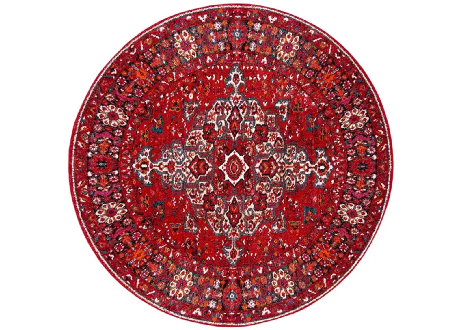 Vintage Hamadan I Area Rug in Red by Safavieh