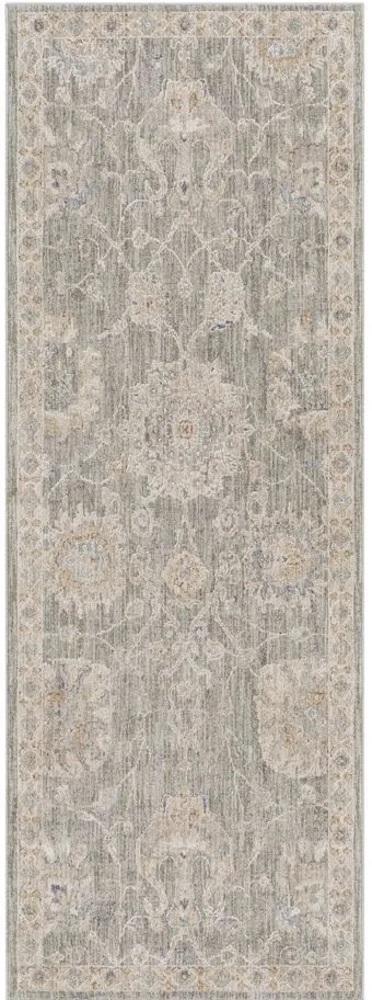 Avant Garde Area Rug in Medium Gray, Charcoal, Light Gray, Beige, Tan, Camel, Denim by Surya