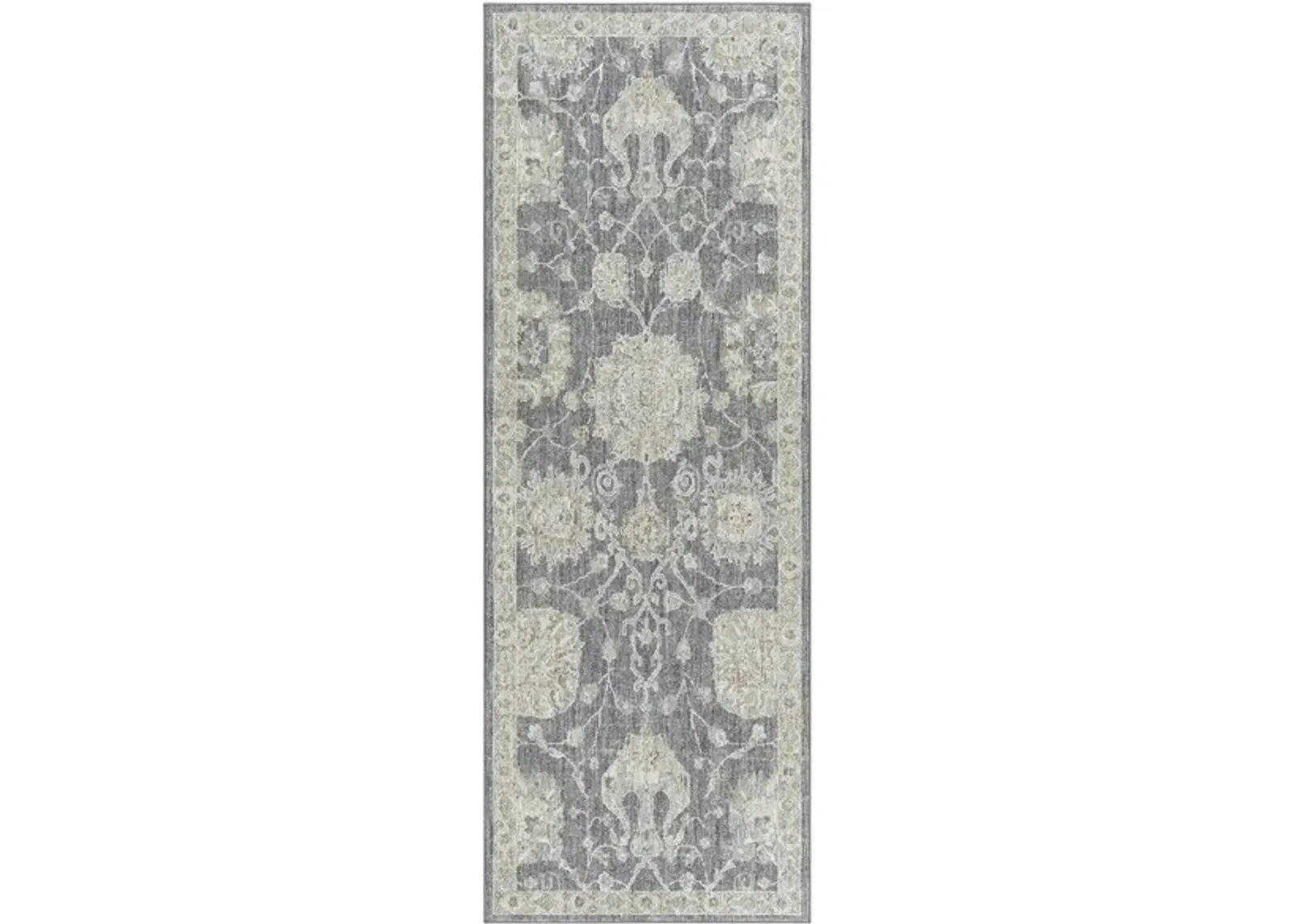 Avant Garde Area Rug in Medium Gray, Charcoal, Light Gray, Beige, Tan, Denim, Camel by Surya