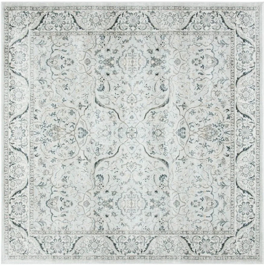 Isabella Area Rug in Light Gray/Cream by Safavieh