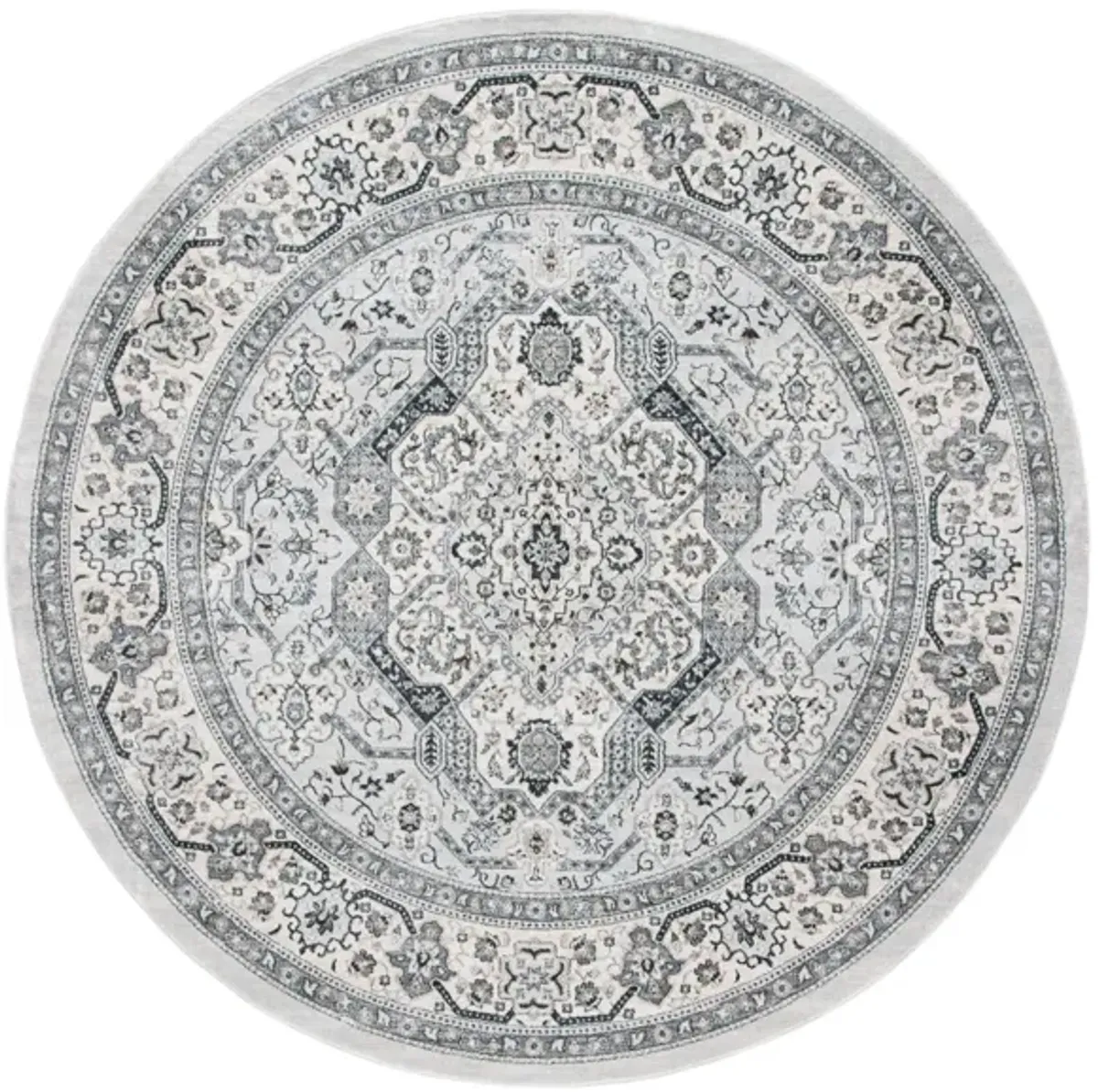 Isabella Area Rug in Gray/Cream by Safavieh