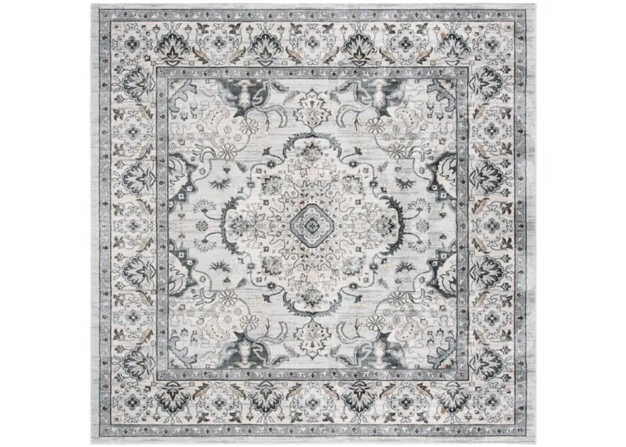 Isabella Area Rug in Light Gray/Cream by Safavieh