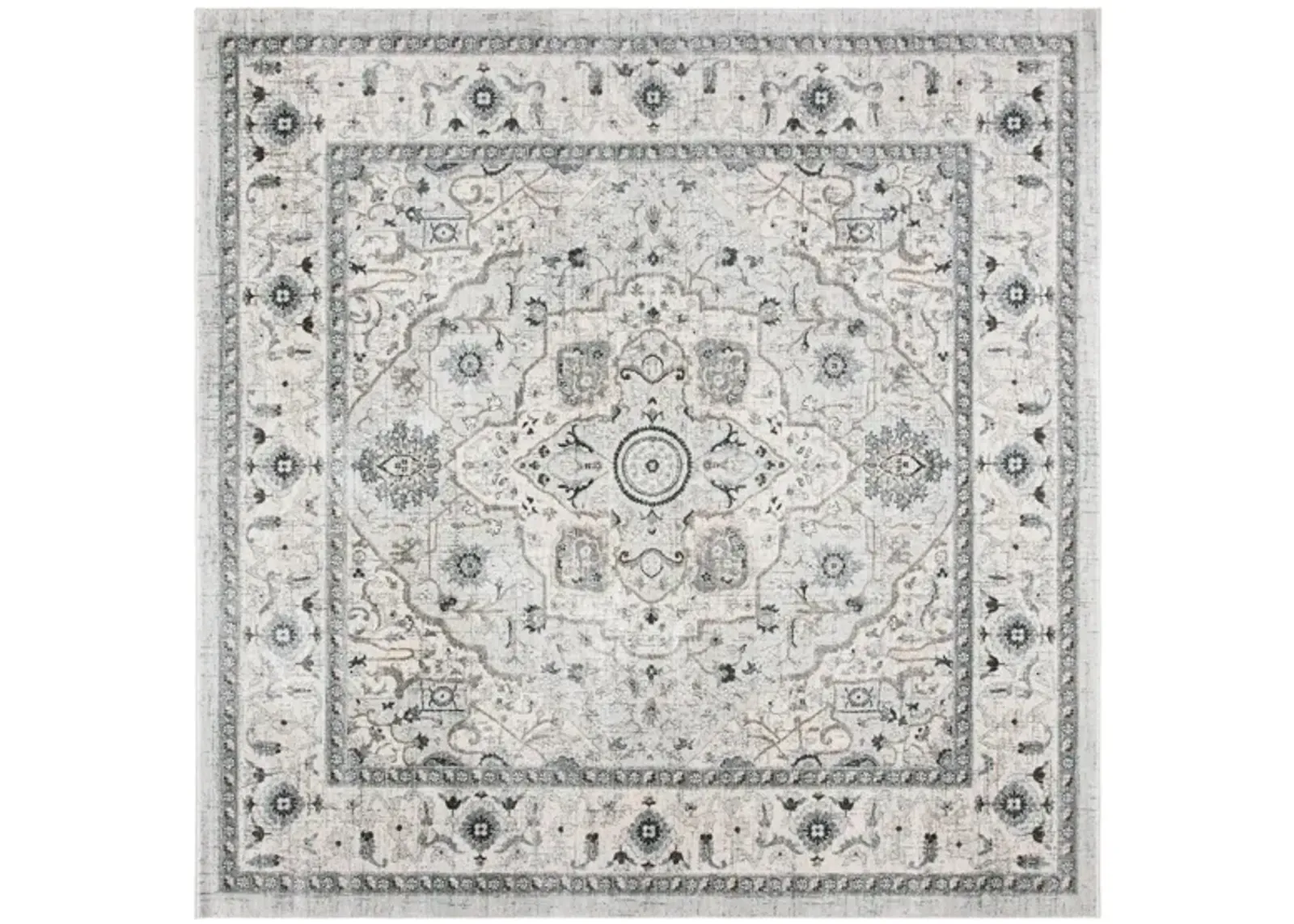 Isabella Area Rug in Light Blue/Cream by Safavieh