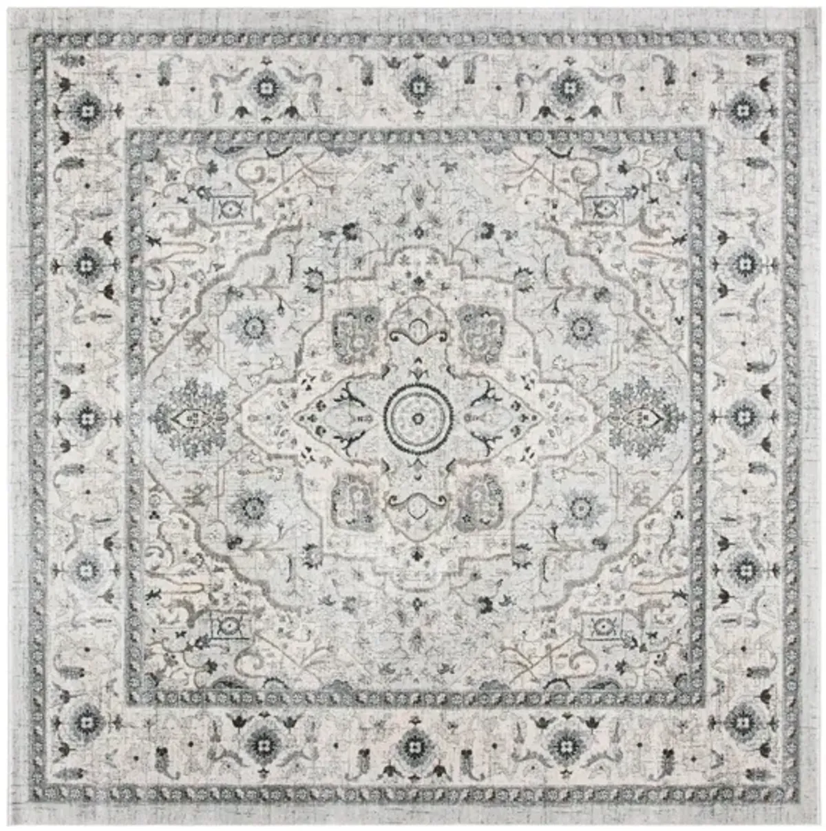 Isabella Area Rug in Light Blue/Cream by Safavieh