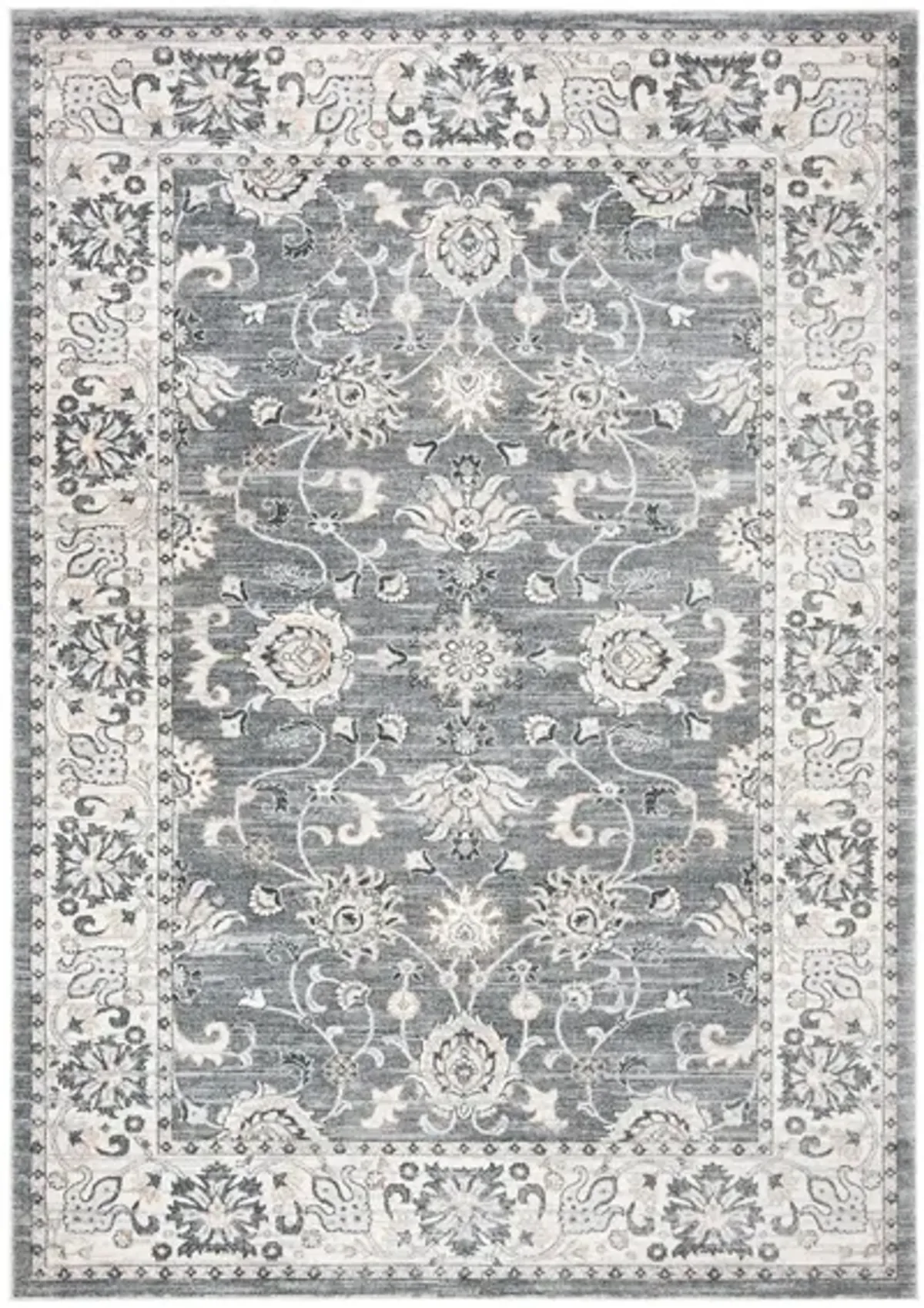 Isabella Area Rug in Gray/Cream by Safavieh