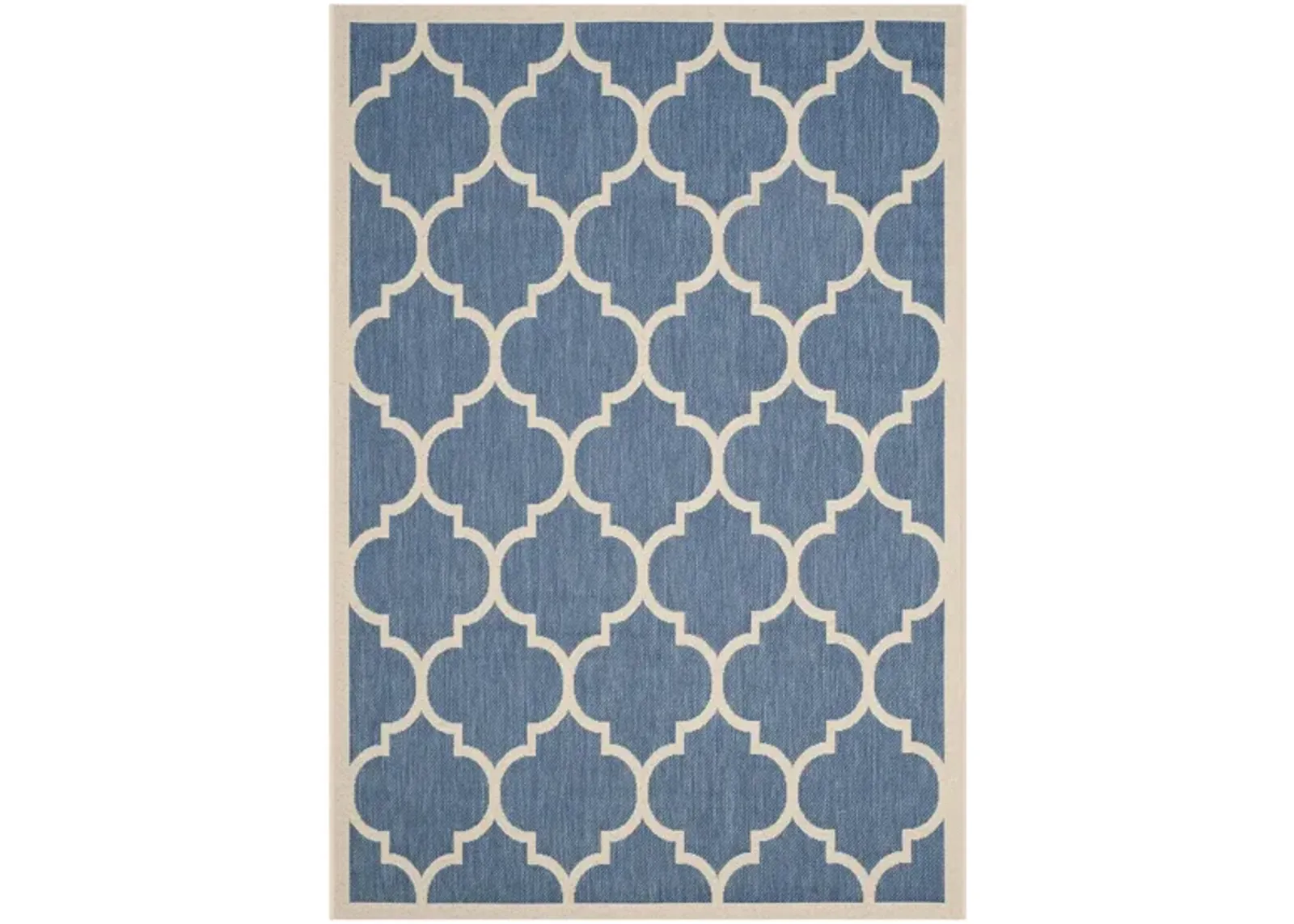 Courtyard Area rug in Blue/Beige by Safavieh