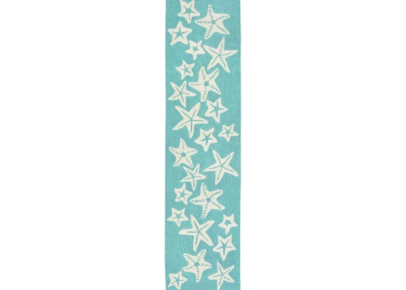 Starfish Indoor/Outdoor Area Rug in Aqua by Trans-Ocean Import Co Inc