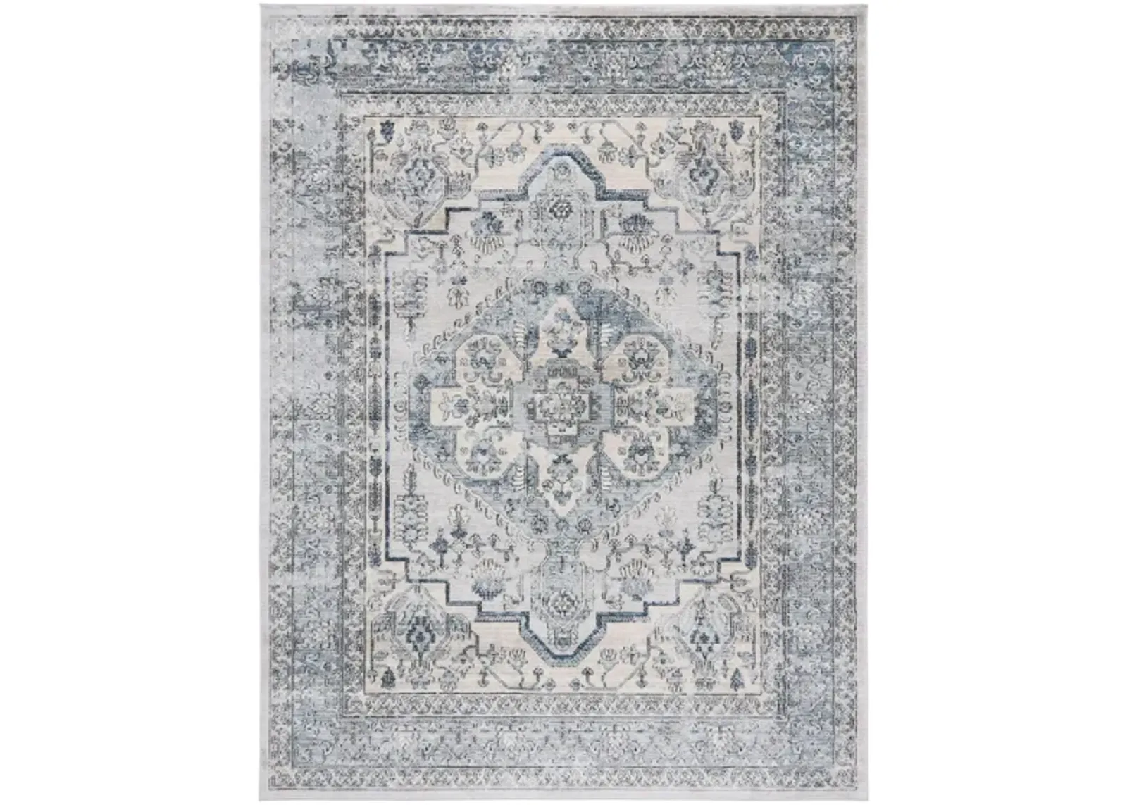 Oregon Area Rug in LIGHT BLUE / IVORY by Safavieh