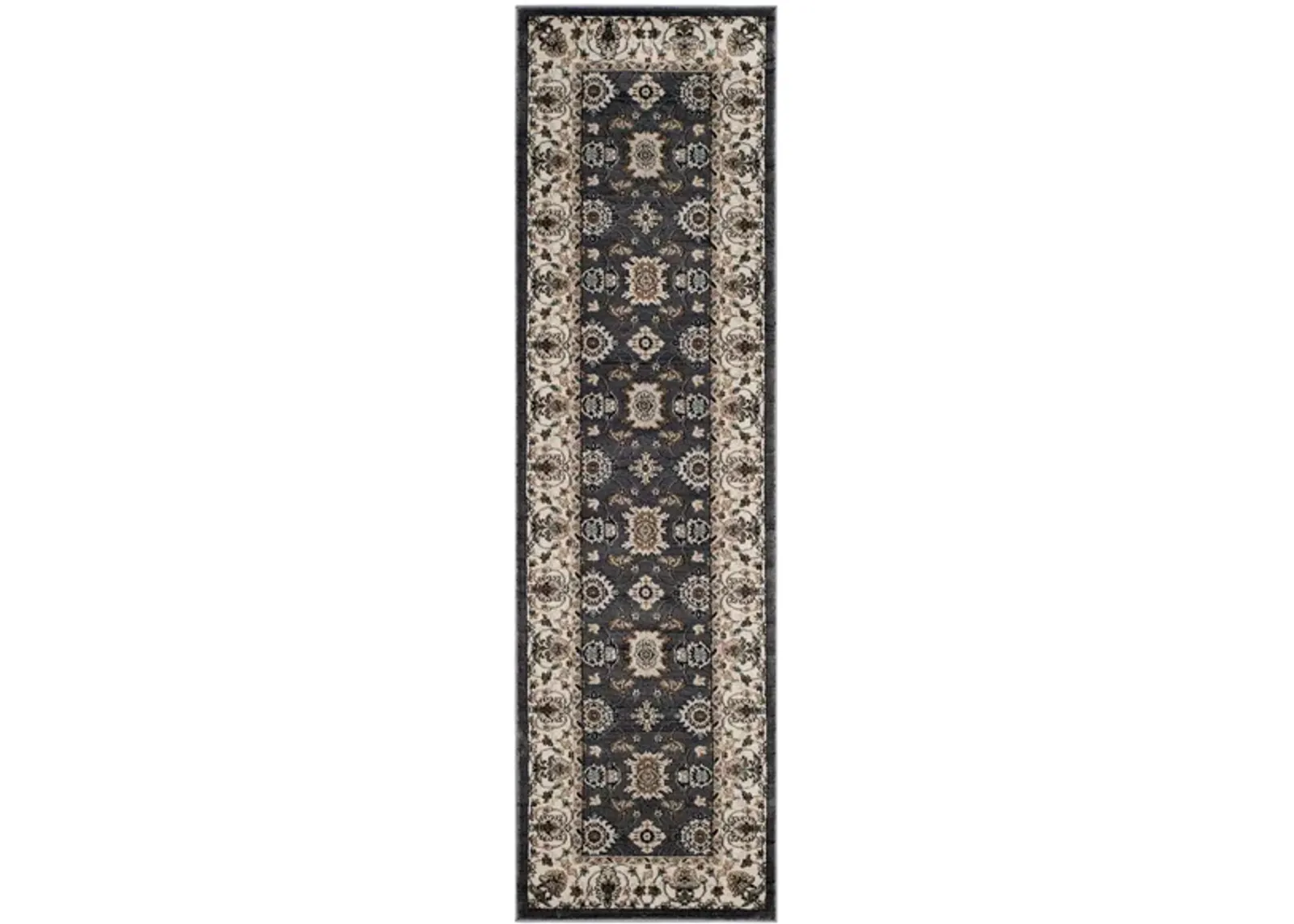 Sussex Runner Rug in Gray / Cream by Safavieh