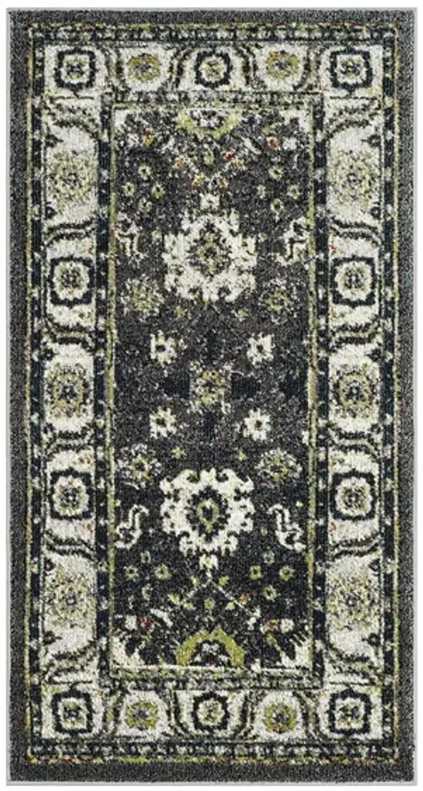 Avicenna Dark Grey Area Rug