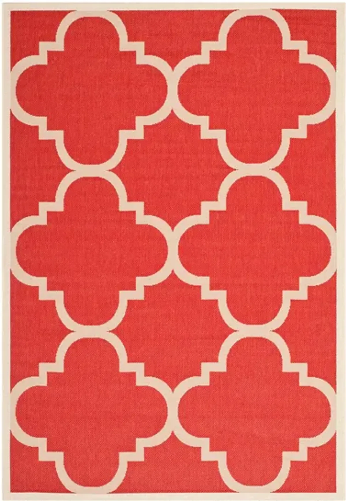 Courtyard Morocco Indoor/Outdoor Area Rug in Red by Safavieh