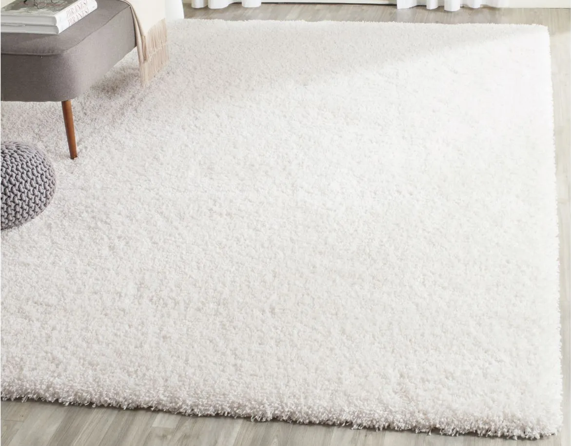 California Shag Area Rug in White by Safavieh