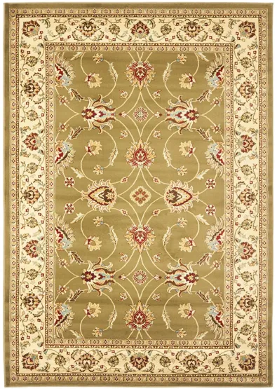 Severn Area Rug in Green / Ivory by Safavieh