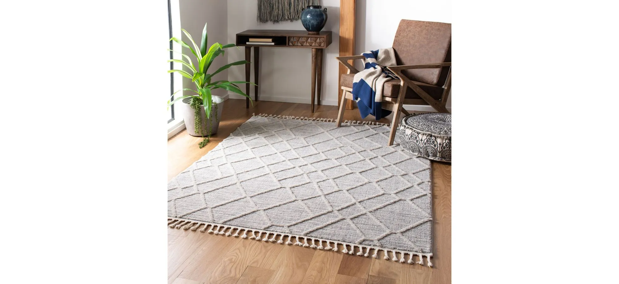 Marrakesh Area Rug in Gray by Safavieh